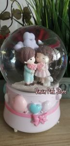 Bola Salju / Water Globe / Kotak Musik / Snowball Couple / Kado Buat Pacar Vinvin Pink Store