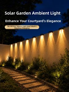 XLYS | Solar Waterproof Outdoor Night Lighting Atmosphere Wall Light