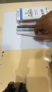 ปากกาเจลแบบลบได้ ZUIXUA-HAOYUE ขนาด 0.35 m.m หัวเข็ม รุ่น M1203 สีน้ำเงิน พกพาสะดวก หมึกไม่เยิ้ม ไม่สะดุด เขียนลื่น