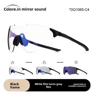 COLORE.IN | Anti-Wind Color-Changing Outdoor Sports Sunglasses for Running and Cycling