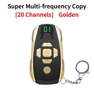 20 in 1 Universal Garage Door Remote Control Clone Multi Frequency 300-915MHz 433Mhz Key Duplicator Rechargeable Gate Controller