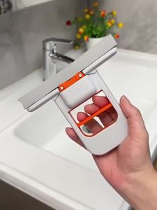 2/8PCS Mop Sponge Sets Self Squeezing Mini Handheld Sponge Mop Foldable Desktop Cleaning Tool for Bathroom Kitchen Glass