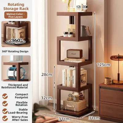 QIMUDAO | Rotating Multi-level Storage Shelf