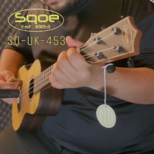 SQOE SQ-UK-453  24 inch Concert Solid Top Spruce & Rosewood Body Ukulele ( SQUK453 / SQ-UK / UK453 / 453)