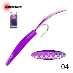 D1 Surf Yumizuno Fishing Lure 45mm 1.2g 6pcs box Spoon Fishing Lures Trolling Hard Plastic Bait For Pike Bluefish Tackle