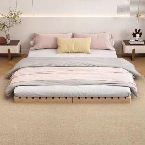 Table Trove.PH Tatami Bed Frame Without Headboard Low Bed Solid Wood Bed Frame Platform Floor Bed