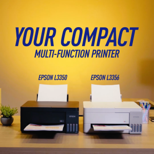(New) Epson EcoTank L3350 All-in-One Printer | Print Scan Copy | WiFi & Mobile Printing | Low Cost Ink Tank | 5760 dpi | Replacement for L3250