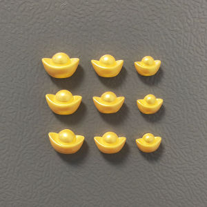 Lucky Gold Ingot Fridge Magnet - Kitchen Whiteboard Decorative Magnets for Refrigerator Metal Surface Home Decor Accessory