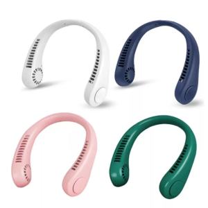 Hanging neck fan bladeless fan usb Rechargeable mini portable fan Leafless Air Cooler Fan Operated
