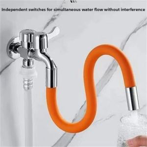 Extendable Universal Kitchen Faucet Head Splash Guard