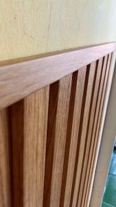 Panel Dinding PVC WPC Minimalis - List Siku L Multifungsi 24m - Anti Rayap