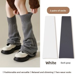 JIAZINI | White Knitted Socks for Women