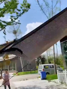 Thick Outdoor Black/Brown 95% UV Resistant Sun Shade Net Insulation Net Plant Greenhouse Cover for Courtyards&Balconies