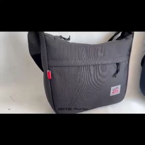 Tas Selempang Wallker (RR) Besar Canvas Series - Tas Perahu - Tas Bahu Pria Wanita Uniseks