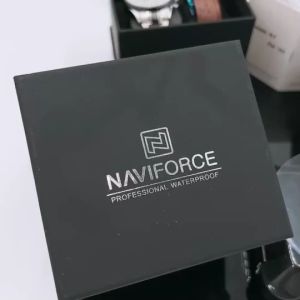 Naviforce นาฬิกาข้อมือผู้ชาย กันน้ำแบรนด์จาก 1 ปี พร้อมกล่องเซ็ต สำหรับที่จะค้นหา คุณภาพและคุณภาพเพิ่มขึ้น