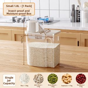 MEIZHUFU | Moisture-Proof Insect-Resistant Storage Container