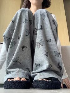 Quần Dài Ống Rộng Thể Thao Mỏng Mùa Hè Cho Nữ Cạp Cao Quần Dài Thường Ngày Quần Dài Rộng Rãi Dáng Chữ A Quần Dài