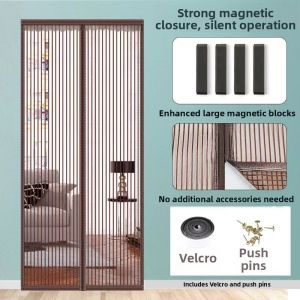 Magnetic Mosquito-Proof Mesh Curtain
