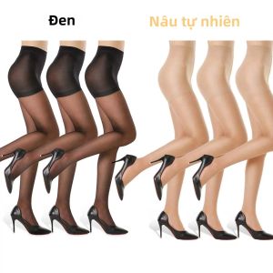 G&Y 3 Đôi Tất Nữ 20D Sheer Tights Có Kiểu