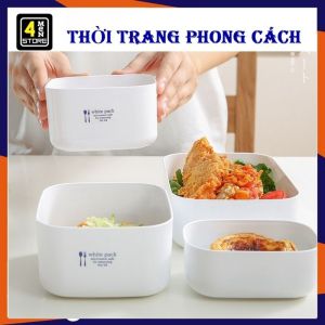 Hộp Nhựa Đựng Thực Phẩm Tủ lạnh Có Nắp Đậy Bảo Quản Thức Ăn Kháng Khuẩn Chịu Nhiệt Dùng Cho Lò Vi Sóng Cao Cấp - Hộp Đựng Thức Ăn Chịu Nhiệt Dữ Trữ Đồ Ăn Tươi Sống