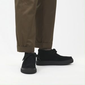 Giày Bốt Da Lộn Nam Clarks - Torhill Hi