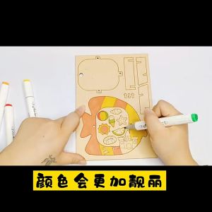 [SG Seller] DIY Wooden Frame for Children Kid