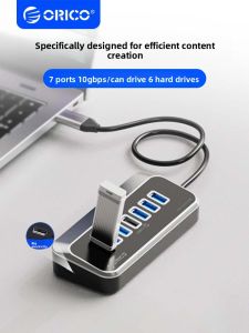 Orico | Bộ Mở Rộng USB Đa Cổng Type-C 3.2 Chia Sẻ 10Gbps 4 Cổng Có Nguồn Điện