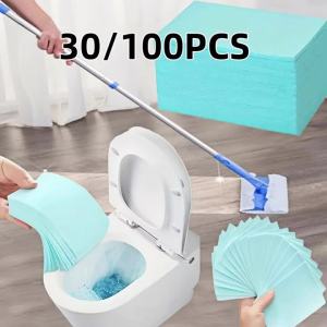 100 Miếng Khăn Lau Sàn Tập Trung Tinh Chế Làm Sạch Hiệu Quả Cho Nhà Ở Gạch Gỗ Phòng Tắm Ô Tô - Chất Làm Sạch Sàn Thân Thiện Với Môi Trường