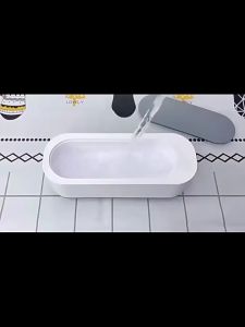 Máy Làm Sạch Mắt Kính Bằng Sóng Siêu Âm Không Có Đèn Máy Vệ Sinh Trang Sức Nhỏ Gọn Loại Bỏ Vi Khuẩn Nhanh Chóng
