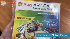 Kertas Art Paper - SUN ART PAPER 100 120 150 210 230 260 gram Ukuran Kertas A4 F4