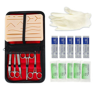 ชุดเย็บแผล ชุดฝึกเย็บแผล เย็บแผล ฝึกเย็บแผล ชูดอุปกรณ์แผนเย็บผ่าตัด สำหรับฝึกบาดแผล