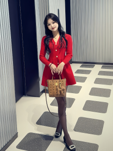 CHENDAYU | Đầm Knit Xòe Dáng Chic Nâng Biển Vòng Eo