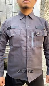 KEMEJA PRIA TACTICAL HEXAGON LENGAN PANJANG / BAJU TACTICAL HEM / LAPANGAN PDL / PDH / KEMEJA TAKTIKAL / BAHAN RIPSTOP TORNADO / OUTDOOR ACTIVITY