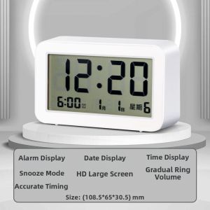 deli | Loud Alarm Dual Power Electronic Clock