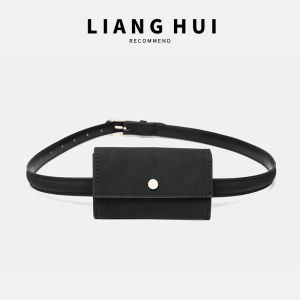Mini Fashionable Womens Waist Bag Wear Belt Decoration Shape Matching High-End Sensation British Style Daily Use Solid Color