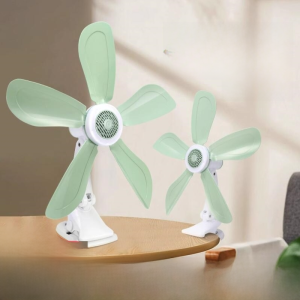Mini Portable Desk Fan Powerful Wind Student Dormitory Summer Use Bedroom Hanging Clamp Style USB Digital Accessories Fan