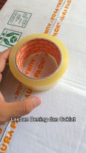 Lakban Bening / Coklat Murah Tebal dan Lengket 45 mm x 90 Yard ECO