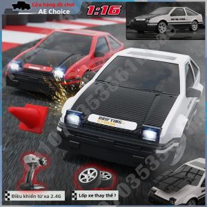 Mô Hình Xe Đua Drift Tỷ Lệ 1:16 AE86 Điều Khiển Từ Xa 2.4G 4 Bánh Dẫn Động Tốc Độ Cao Đồ Chơi Điện Tử Quà Tặng Cho Bé Trai Sẵn Sàng Chạy Với Pin
