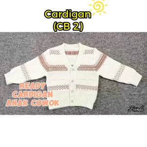 Cardigan Panjang Anak Cowok Bahan Knit/ Sweater Anak Cowok Outer Anak Kekinian CB2