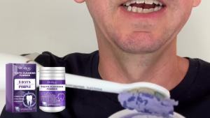 oralhoe | Oralhoe Purple Toothpaste with Mint Flavor Gentle Teeth Cleaning Breath Freshener Stain Remover Daily Oral Care Hygiene