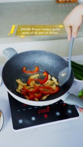 PowerPac Ceramic Cooker Steamboat (Any Pot) BBQ Grill 2000 Watts (PPIC880)