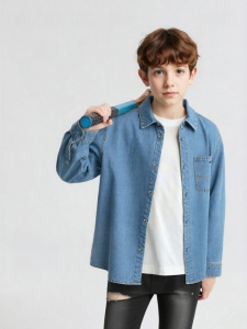 Balabala | Áo Sơ Mi Dài Tay Bằng Cotton Mới Thời Trang