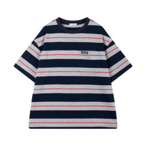 MUCMUKN | Retro Intellectual Stripe T-Shirt