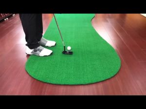 300Cm*90Cm Golf Putting Green Mats Portable 3-Hole Putting Training Mat for Indoor Outdoor