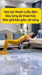 Ghế tập xoay tập thể dục với con lăn xốp để rèn luyện sức mạnh cốt lõi và bụng thư giãn lưng kéo giãn 360 độ ghế xoay