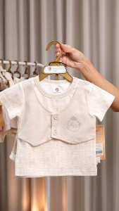 Elegant Kids ชุดเด็กผู้ชาย 6-24เดือน ชุดเสื้อ+กางเกงขาสั้น Little Elegance Collection | Baby trend