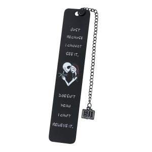 Bandai | Jack Sally Kim Loại Bookmark Thiết Kế Hình Học Thép Không Gỉ Phụ Kiện Đọc Sách Cho Thư Viện Nghiên Cứu Văn Phòng Người Hâm Mộ Phim Halloween Giáng Sinh Quà Tặng Sinh Nhật