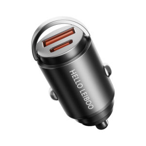 HELLOLEIBOO | Super Fast Dual-Port Hidden Car Charger 100w