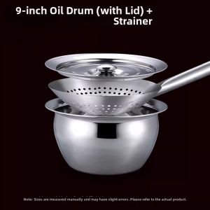 BAICHANG | Extra Thick Stainless Steel Oil Storage Set