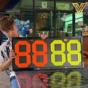 ป้ายเปลี่ยนตัว สกอร์บอร์ด ขนาด 38 x84  cm